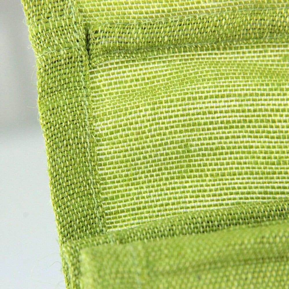 Store voilage en jute et coton vert mousse 60x200 - Maisons du Monde