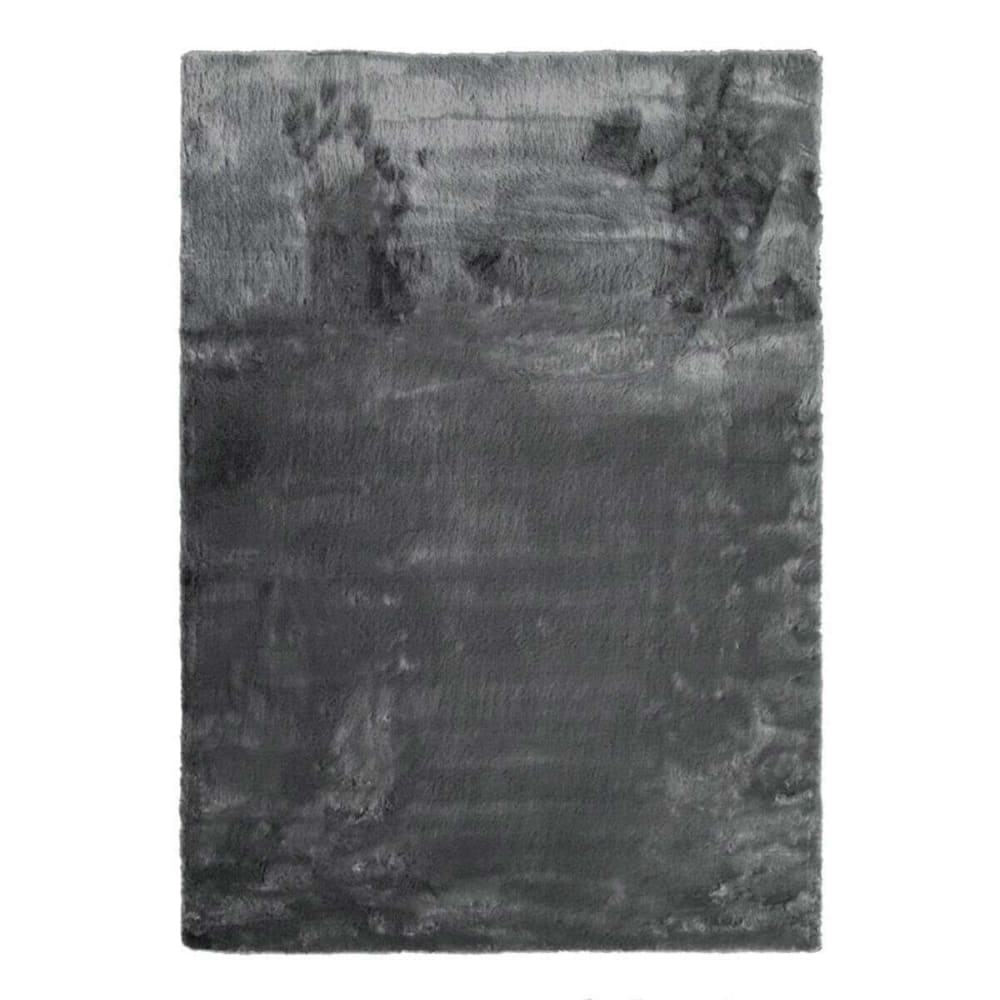 Tapis imitation fourrure extra-doux gris 160x220