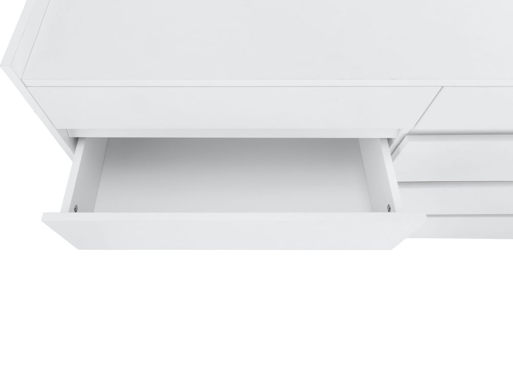 Commode avec 8 tiroirs en mélaminé blanc - Maisons du Monde