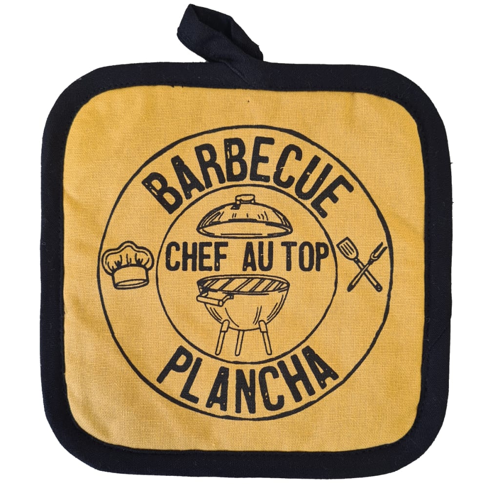 Manique de cuisine moutarde