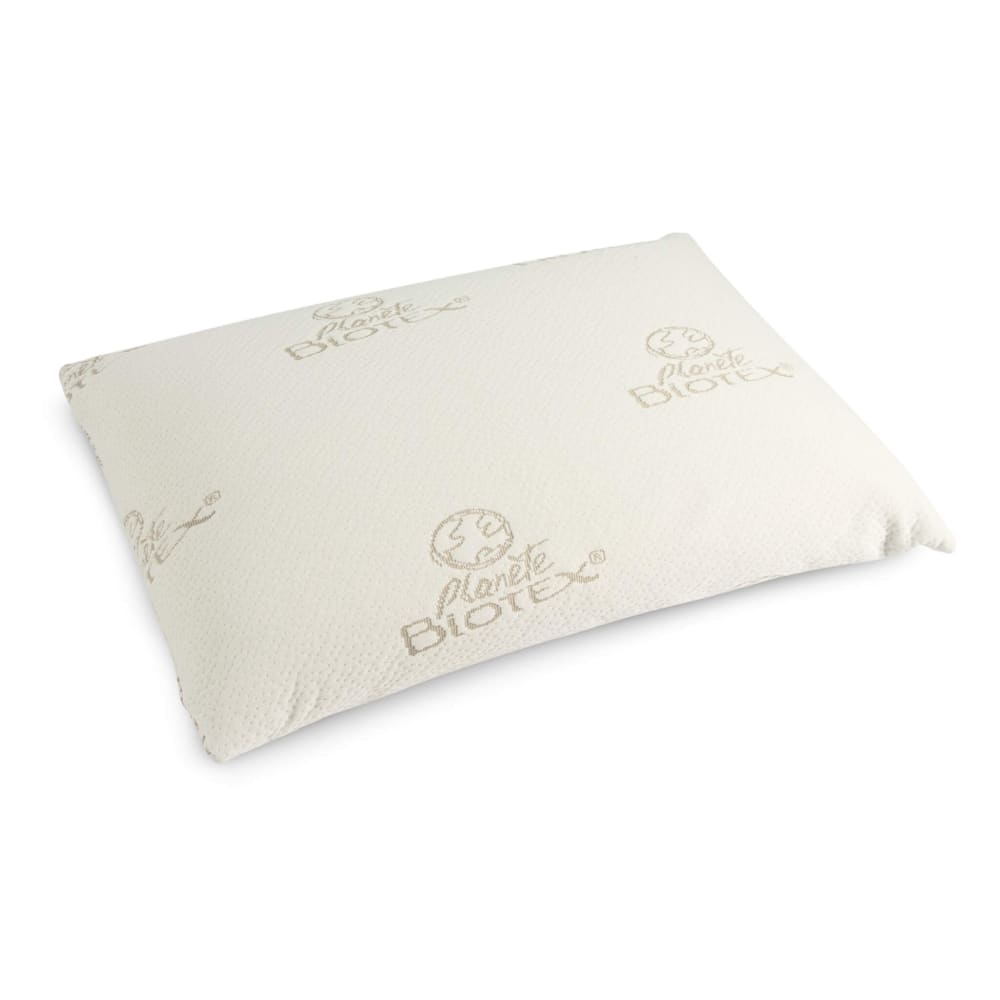 Oreiller mousse mémoire végétale blanc 40x60 cm