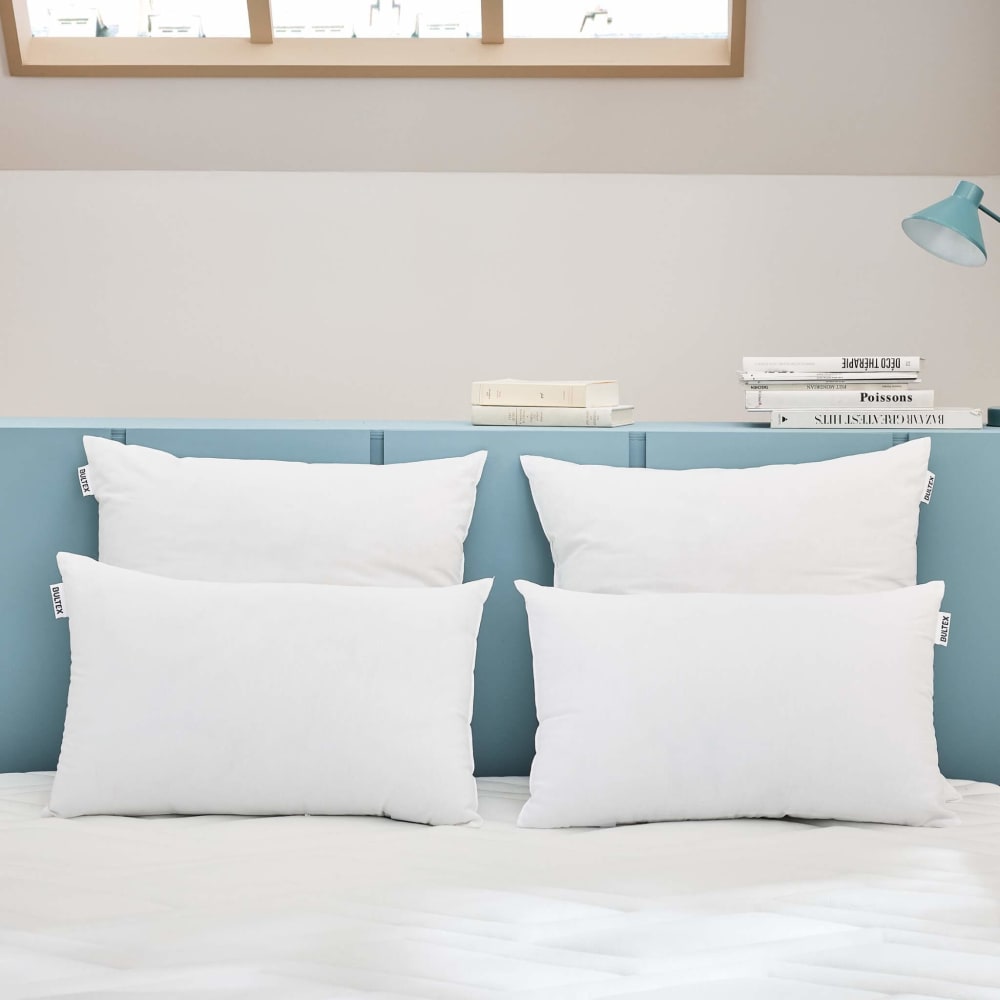 Oreiller duo (lot de 2) enveloppe coton 40x60 cm - Maisons du Monde