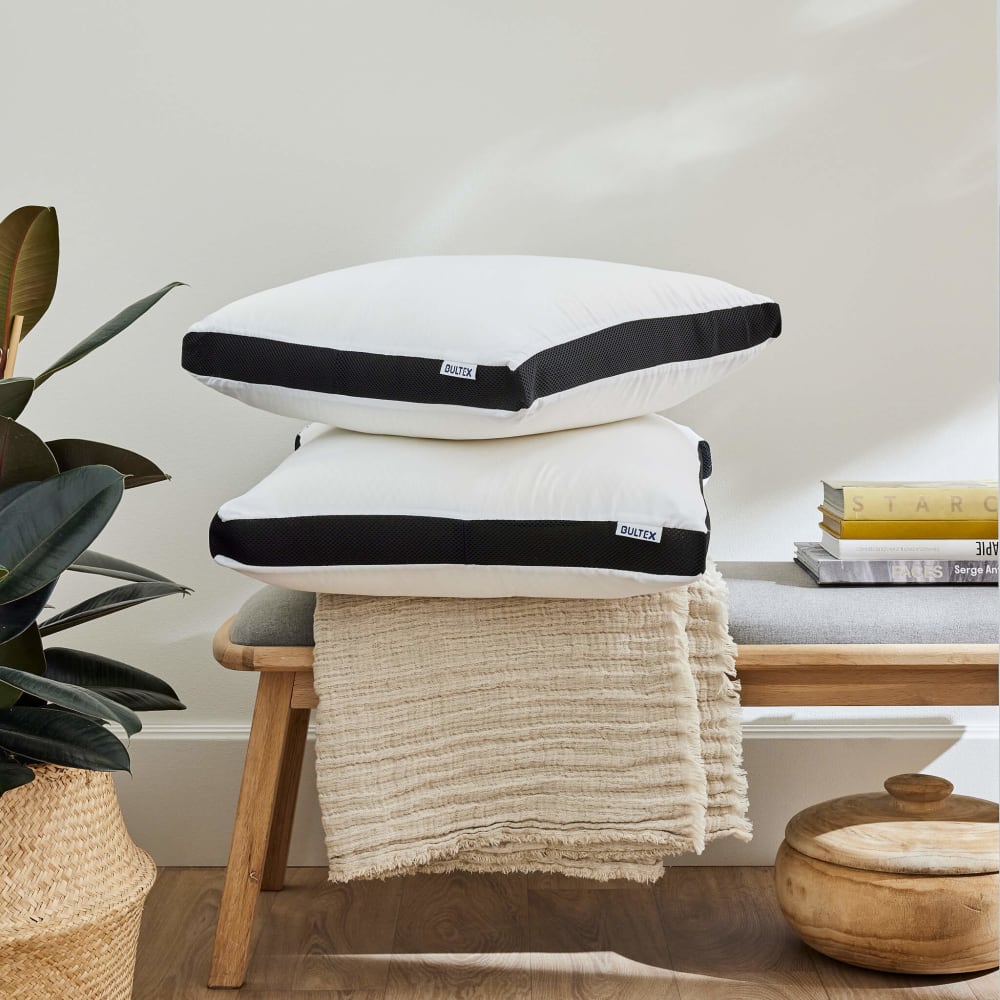Oreiller aeropower microfibre blanc 60x60 cm - Maisons du Monde