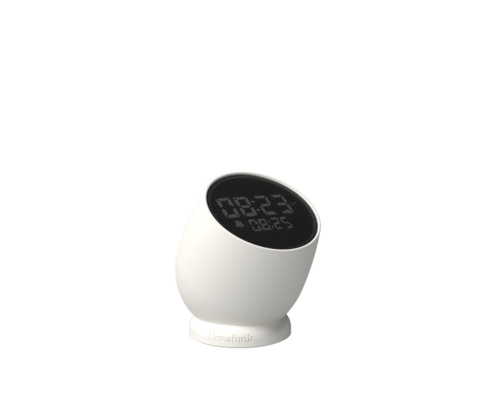 Kreafunk Reveil bell blanc - Pvc - Poly Chlorure De Vinyle