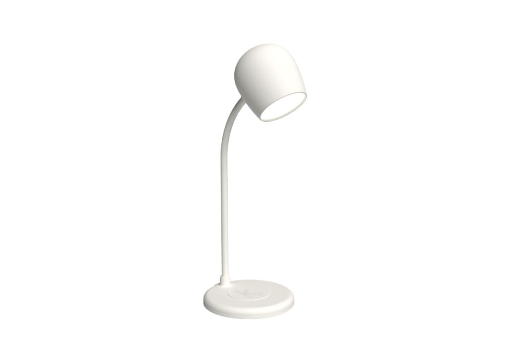 Chargeur sans fil avec lampe et haut Ellie blanc