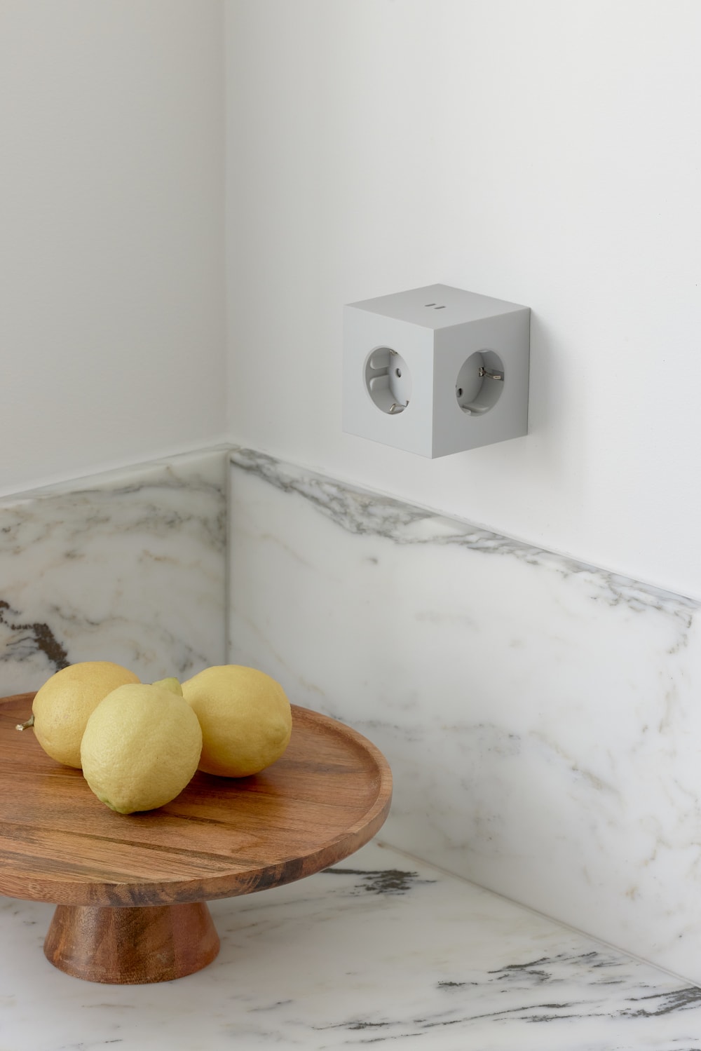 Multiprise Square 2 murale avec 2 ports USB C 30W - Maisons du Monde