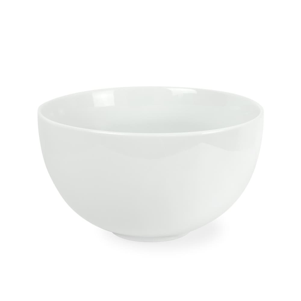 Saladier boule en porcelaine blanc - Maisons du Monde