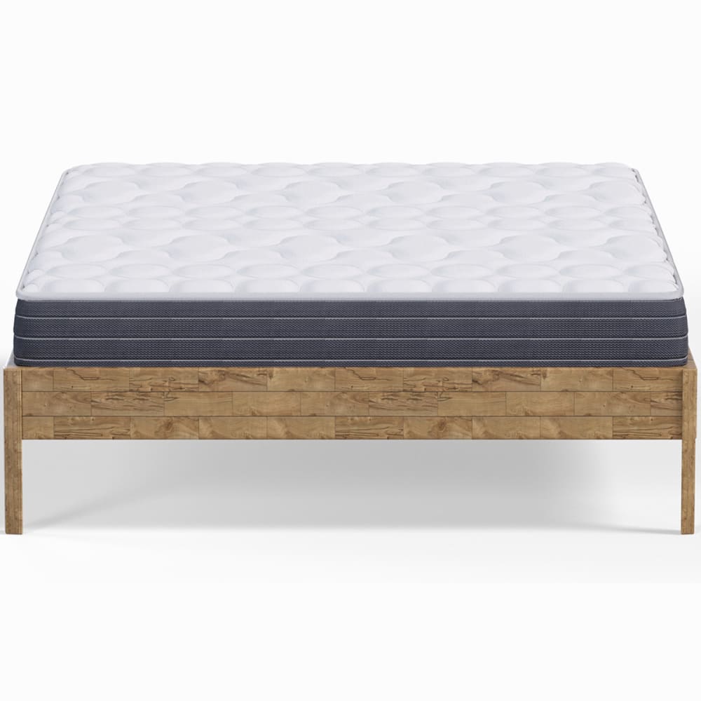 Pack lit 180x200 en bois massif + Matelas mémoire de forme