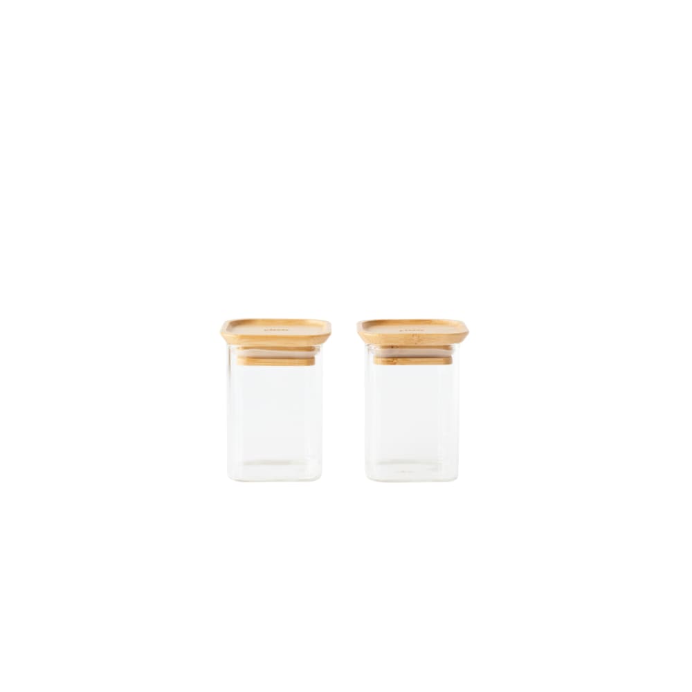 Set de 2 boîtes à épices et herbes carrées - XS