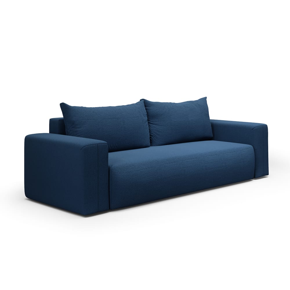 Canapé convertible 3 - pin bleu