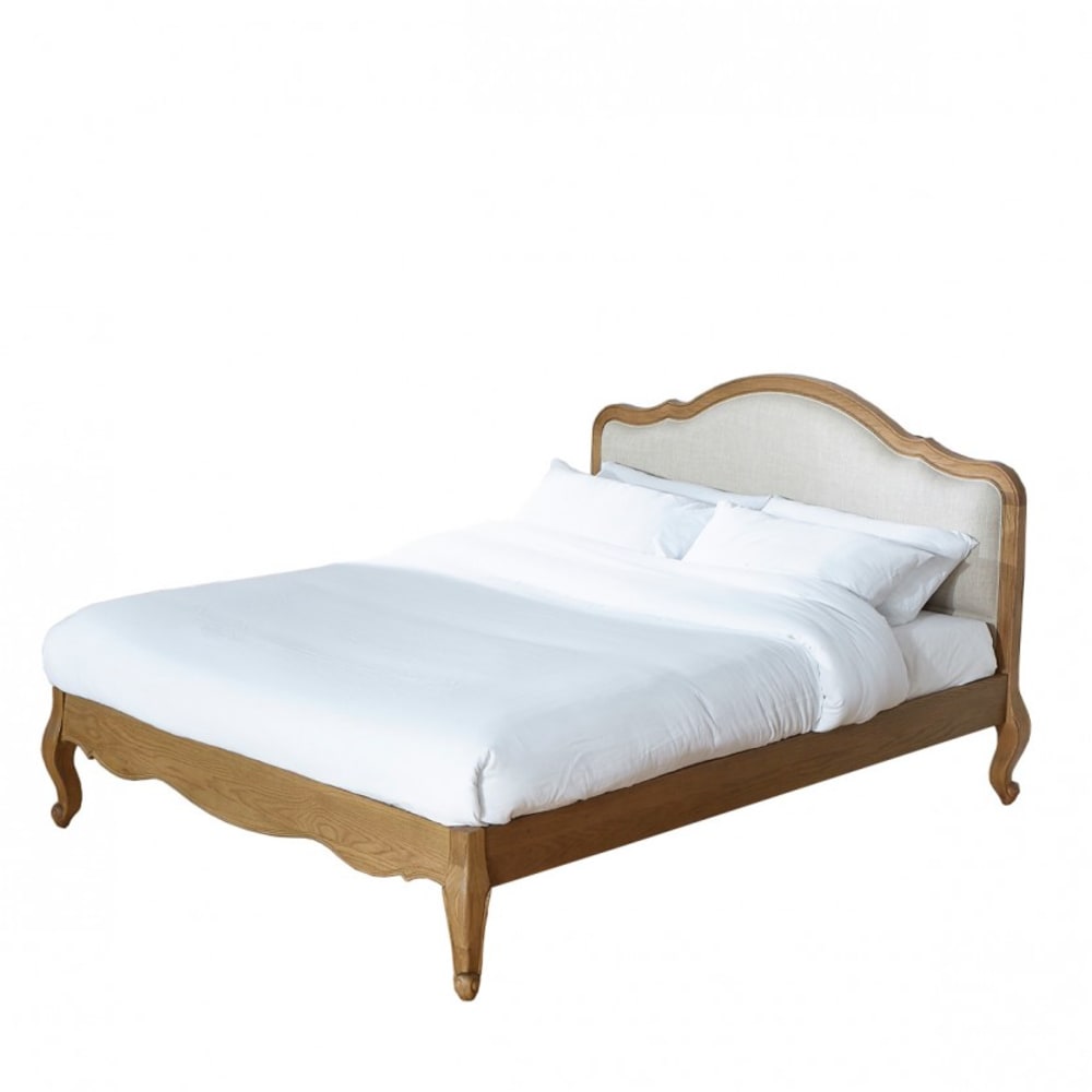 Lit 160x200 en chêne teinte claire