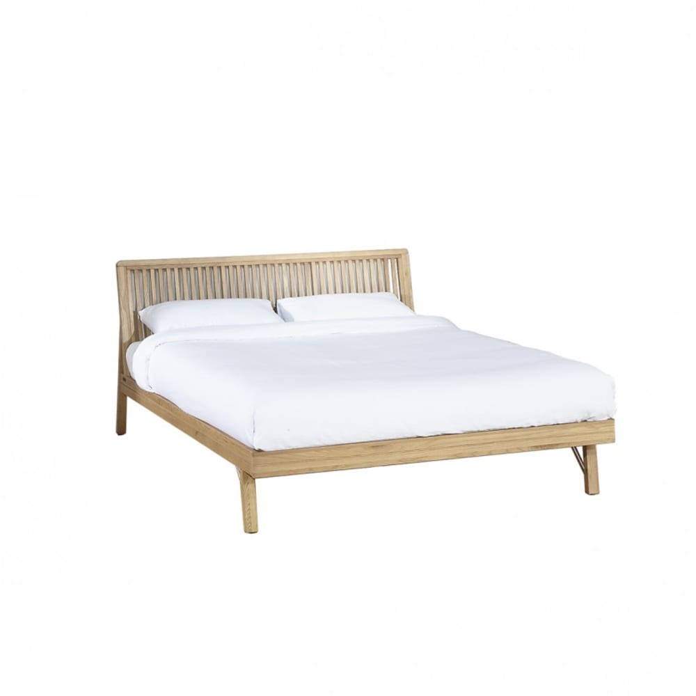 Lit 160x200 en chêne teinte claire