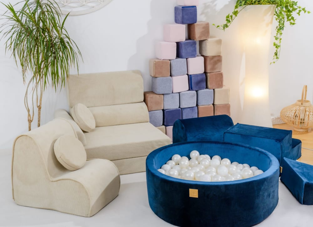 Pouf Chambre Enfant - Fauteuil Poire Confortable (MeowBaby) - Image 2