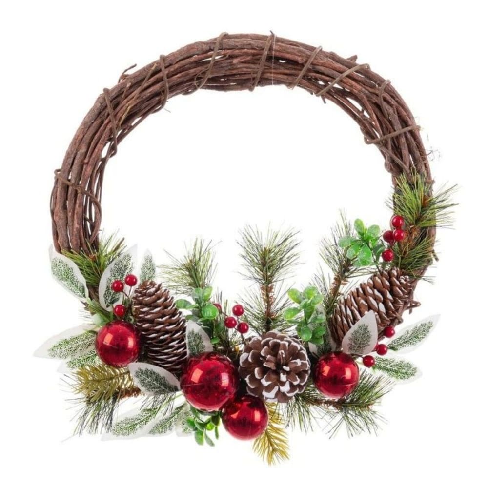Couronne de l'avent décoration noël 30cm - Maisons du Monde