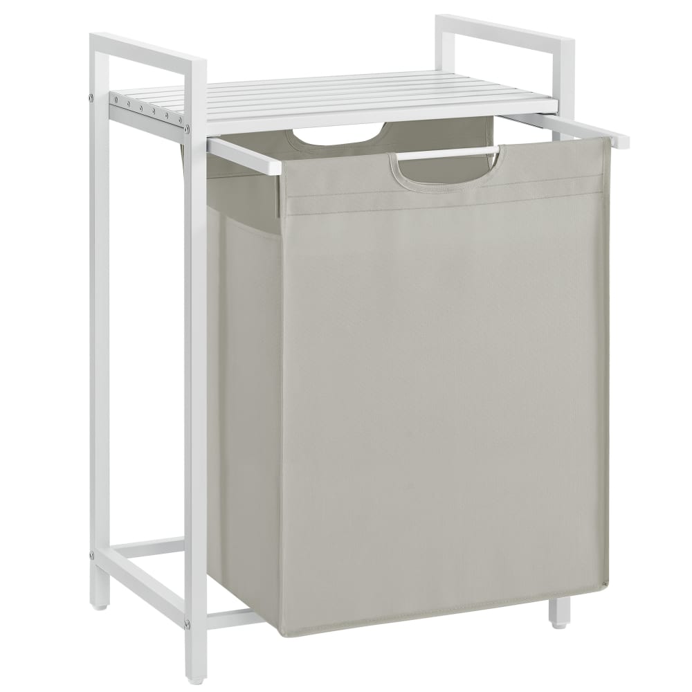 Panier à linge moderne - blanc