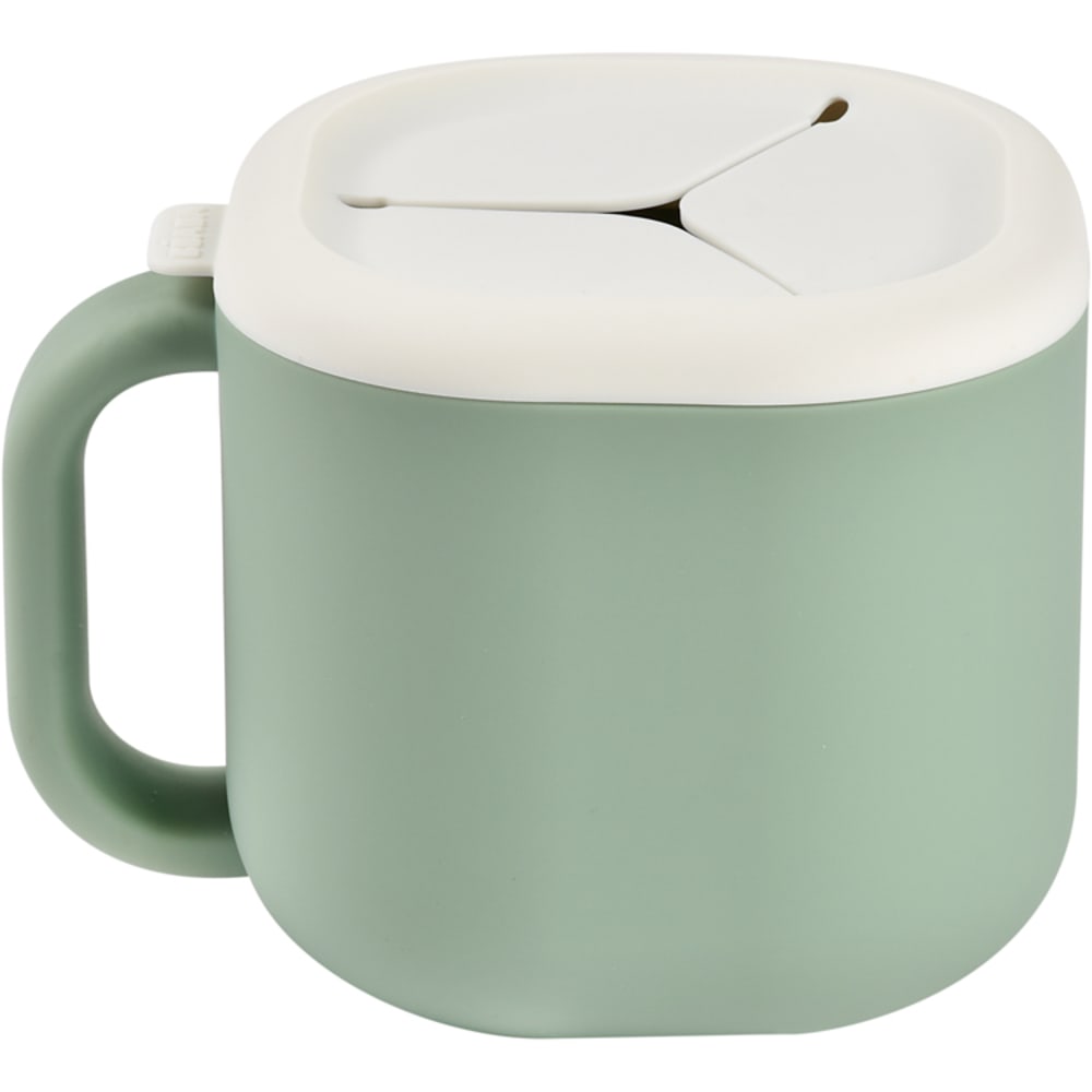 Tasse à goûter en silicone vert sauge
