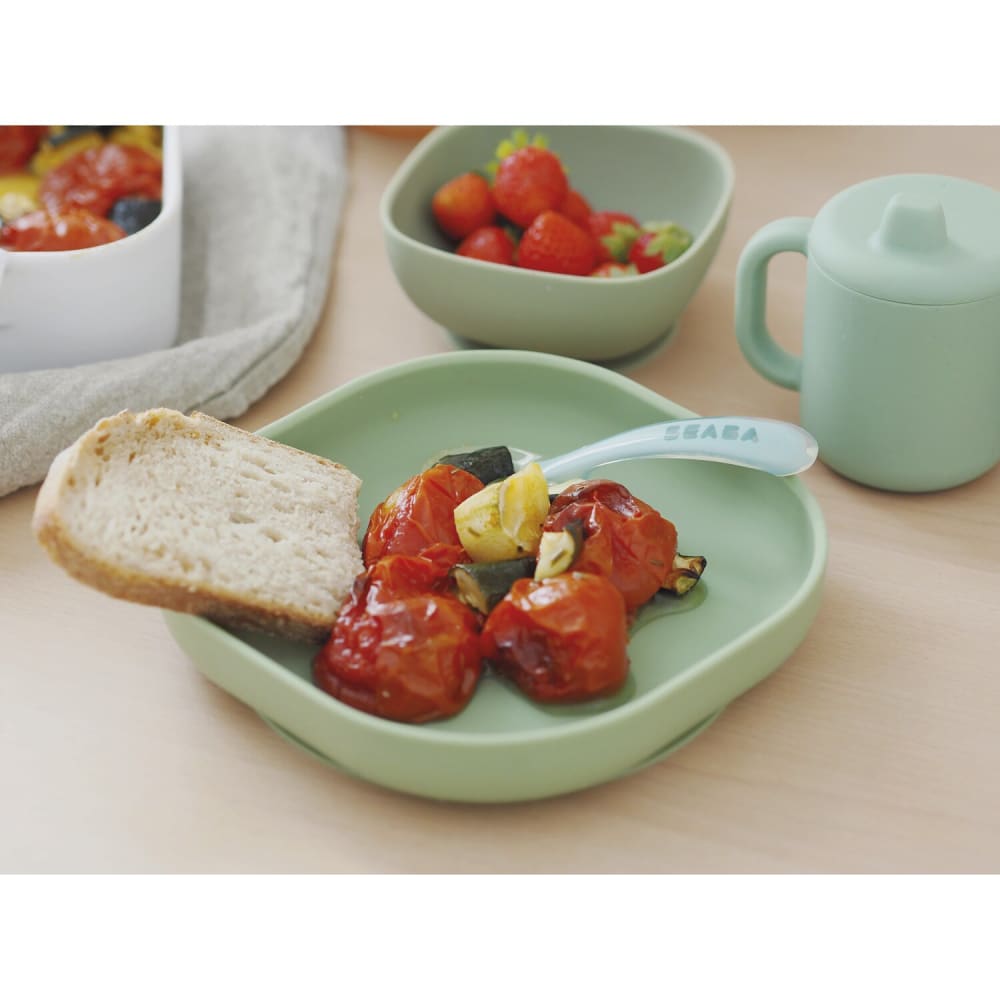Assiette à ventouse en silicone (Béaba) - Image 1
