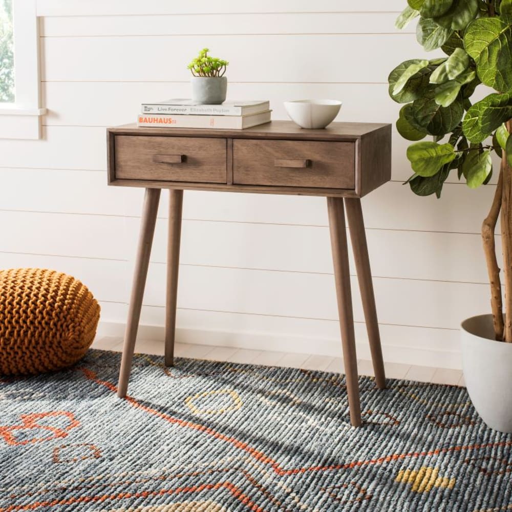 Console en bois de pin beige - Maisons du Monde