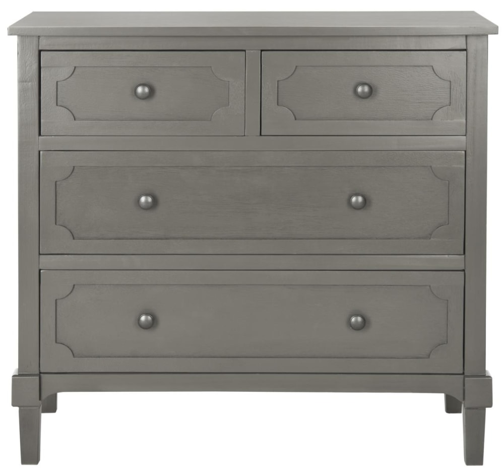 Commodes en pin/mdf/placage bois, gris Commodes en pin/mdf/placage bois, gris