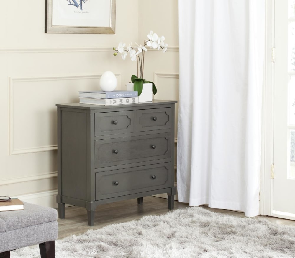 Commodes en pin/mdf/placage bois, gris - Maisons du Monde