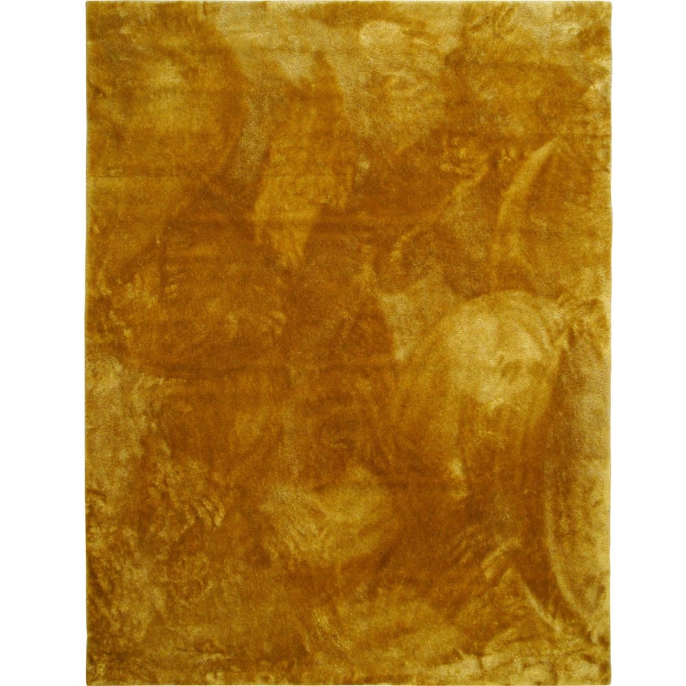 Tapis doux  jaune 120x160