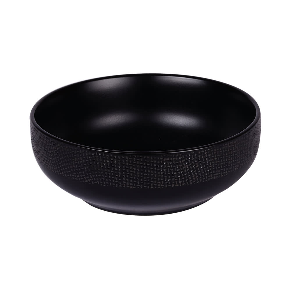 Saladier vésuvio  16,5 cm noir en grès