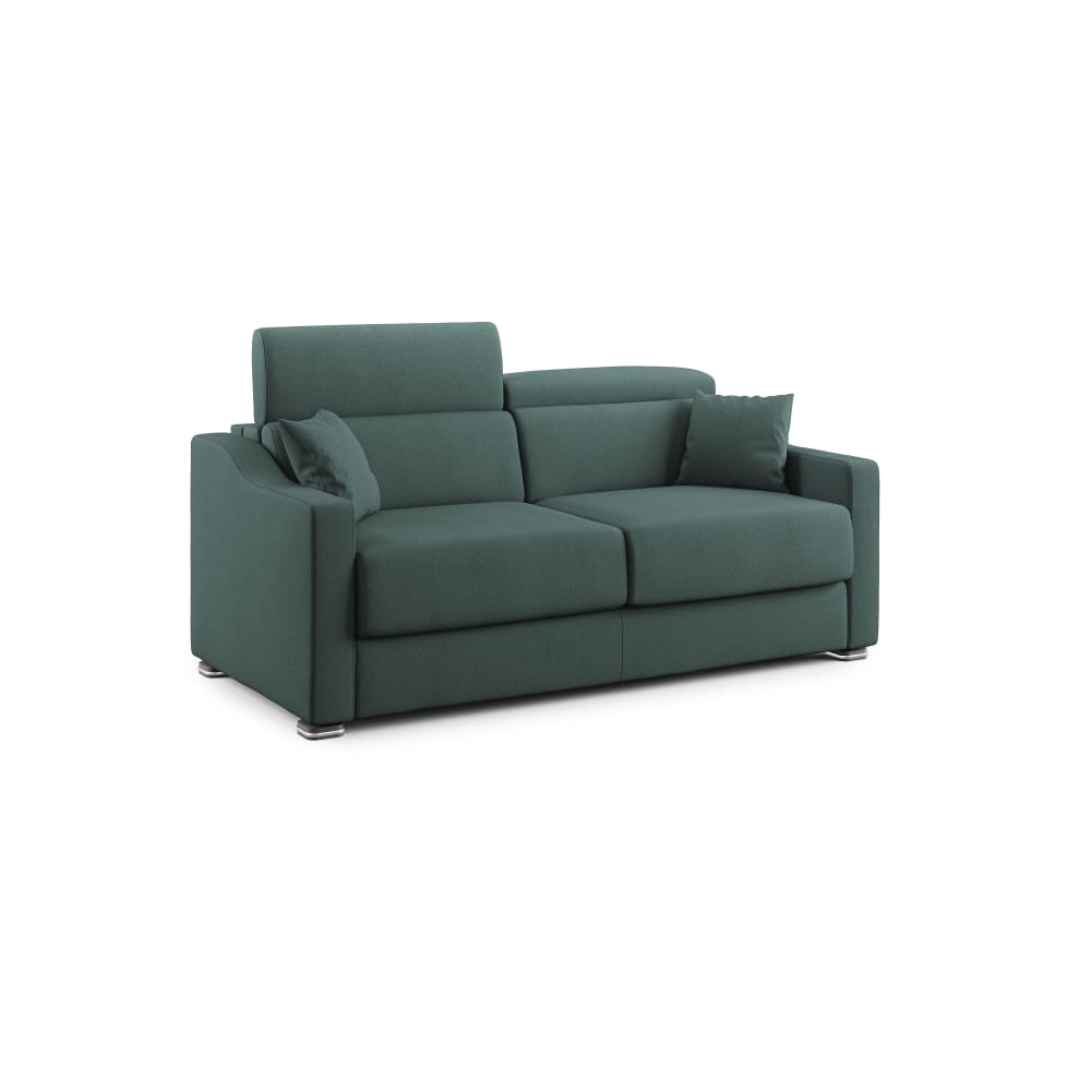 Canapé lit en tissu détachable 171 cm vert