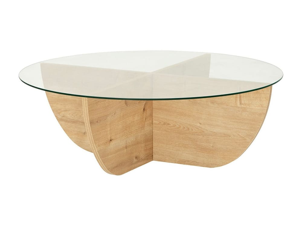 Table basse panneau de particule transparent Table basse panneau de particule transparent