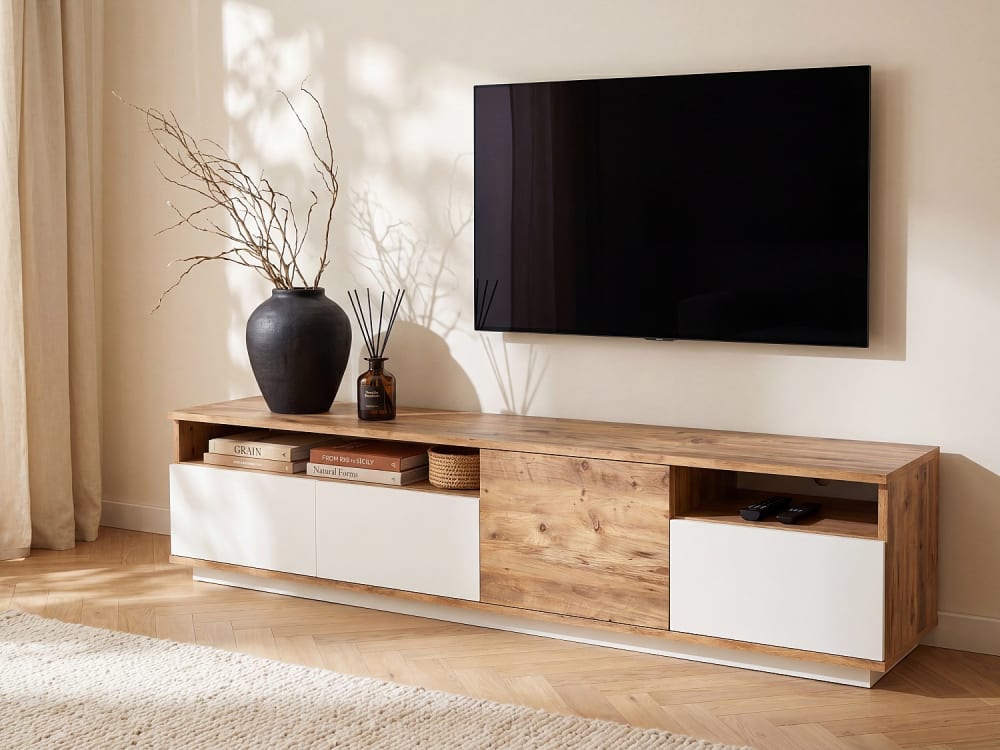 mueble tv 4 puertas - l180 cm