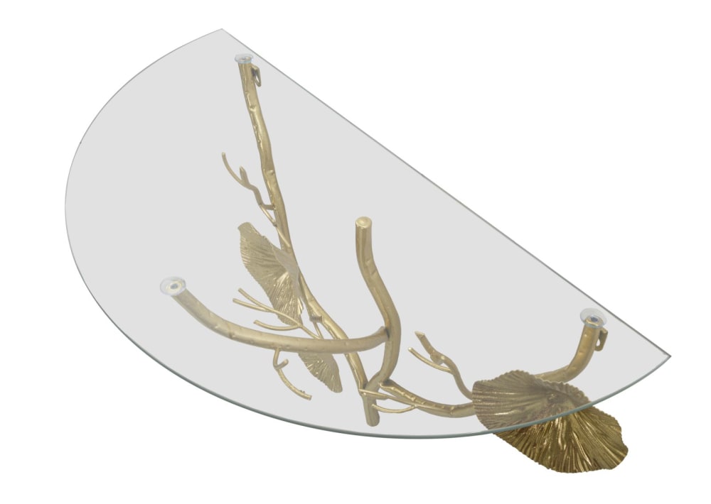 Table de chevet suspendue en métal 60x30x40 cm