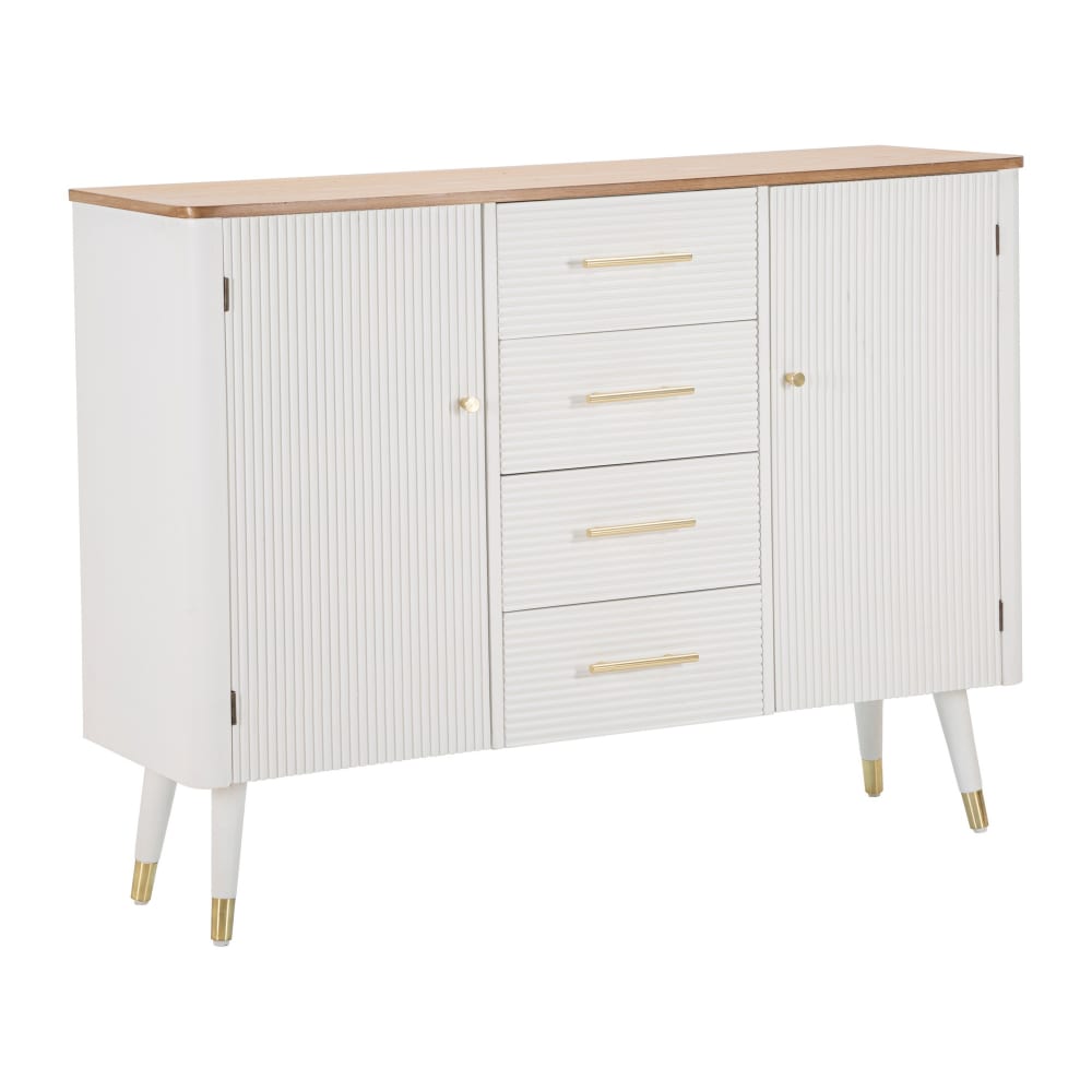 meuble en bois blanc