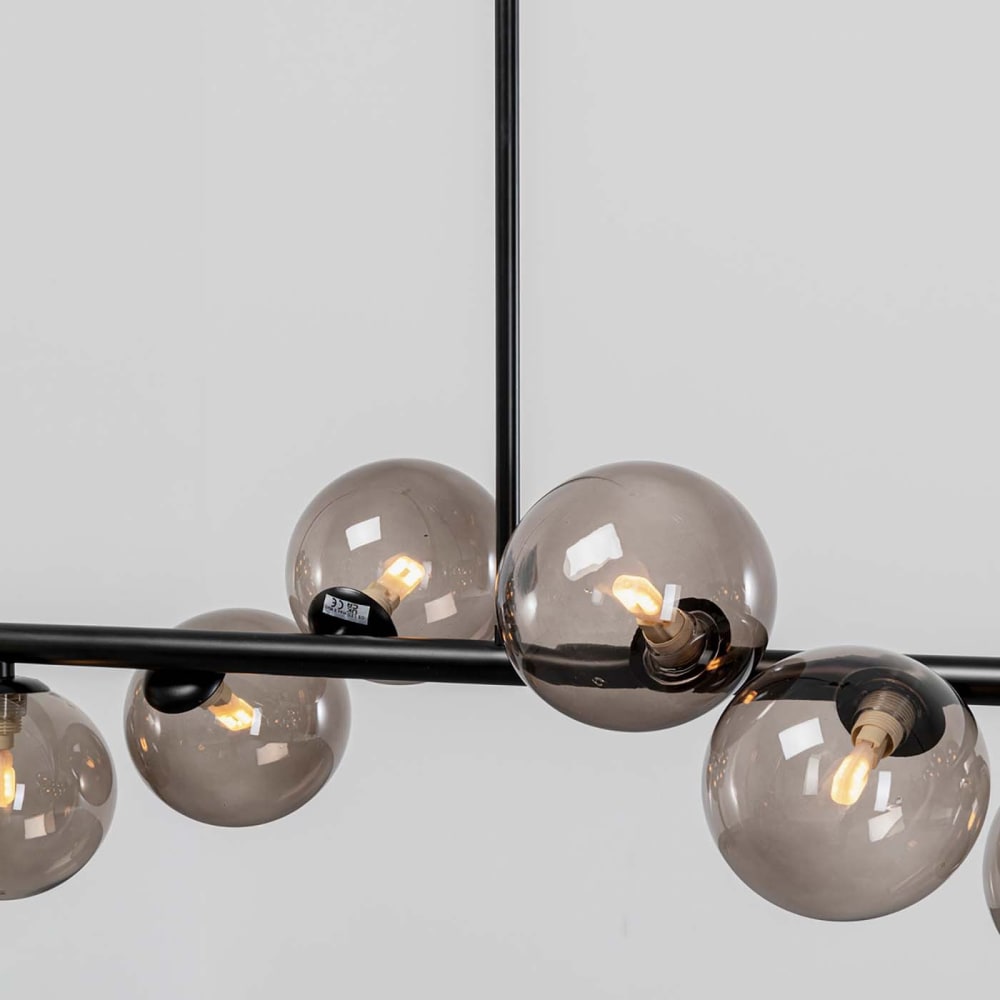 Suspension en verre et acier noir — vue 4