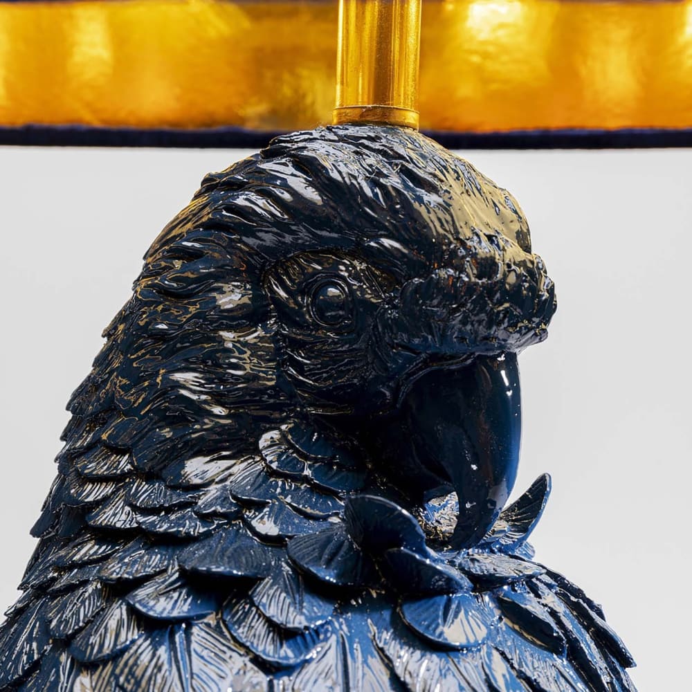 Lampe perroquet en acier bleu — vue 4