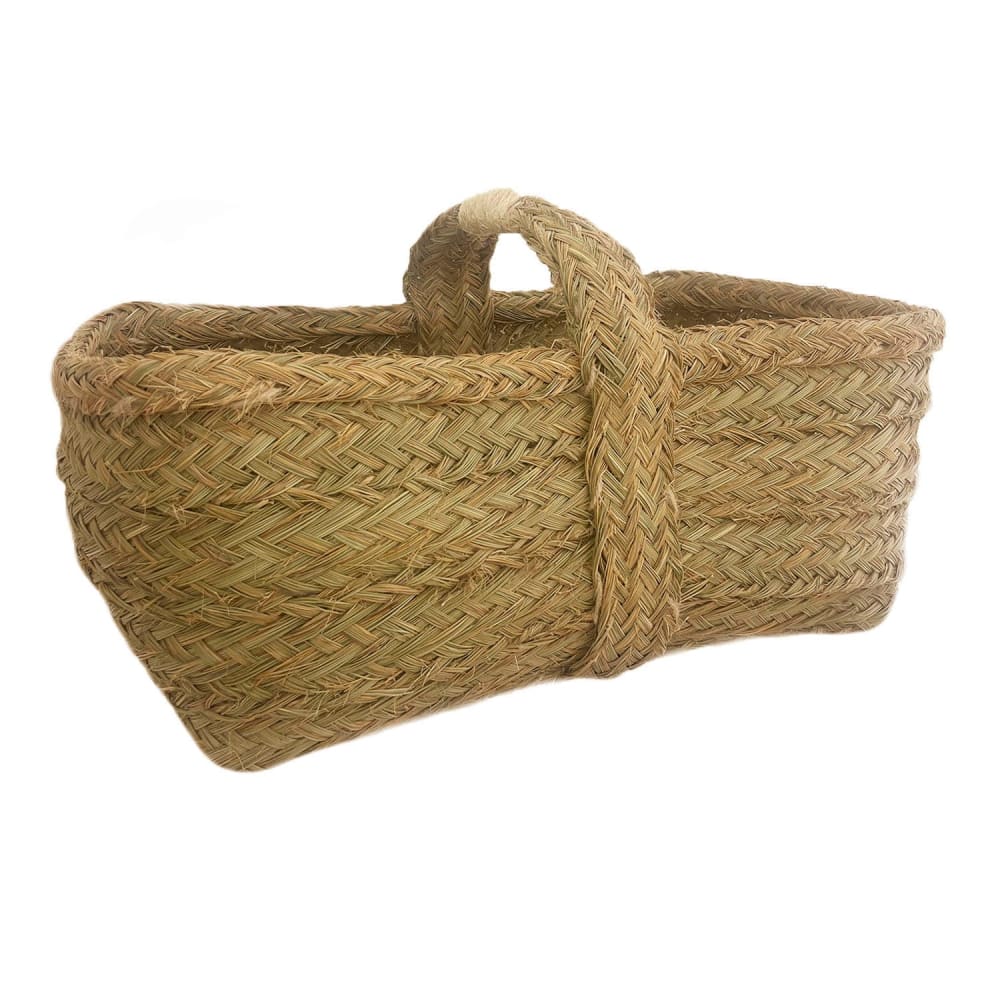 Panier à bûches en sparte naturel 70x40x35cm