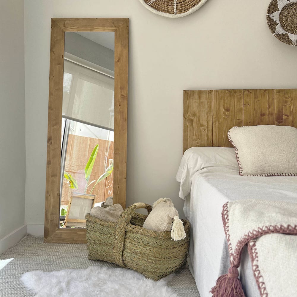 Panier à bûches en sparte naturel  60x35x30cm