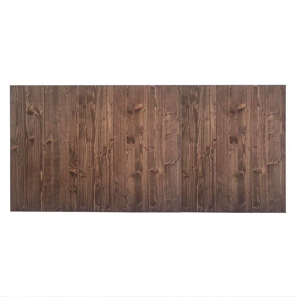 Tête de lit en bois massif de couleur sombre 160x75cm