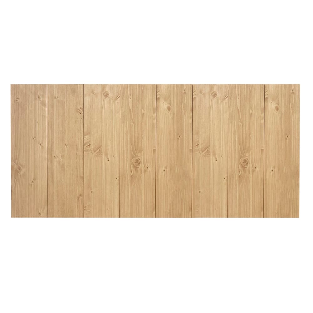 Tête de lit en bois massif aux tons clairs 200x75cm