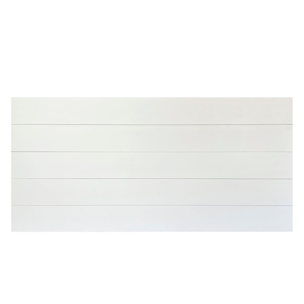 Tête de lit en bois massif blanche 200x75cm