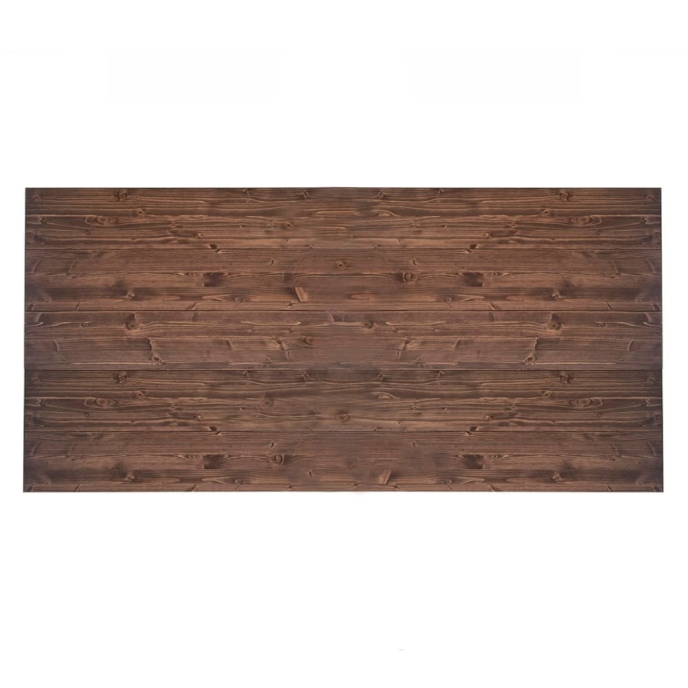 Tête de lit en bois massif de couleur sombre 140x75cm