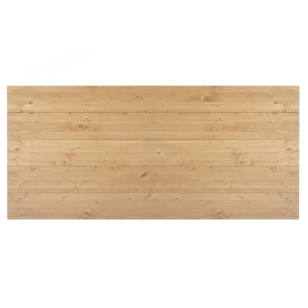 NATYAL Kopfteil aus Massivholz in hellen Tönen 180 x 75 cm style seaside Beige