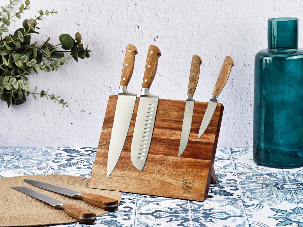 Küchenmesserblock JAKOB VANTAA - 7 Teile - Maisons Du Monde
