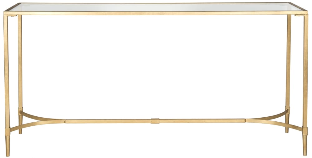 Consoles en fer/verre, or Consoles en fer/verre, or