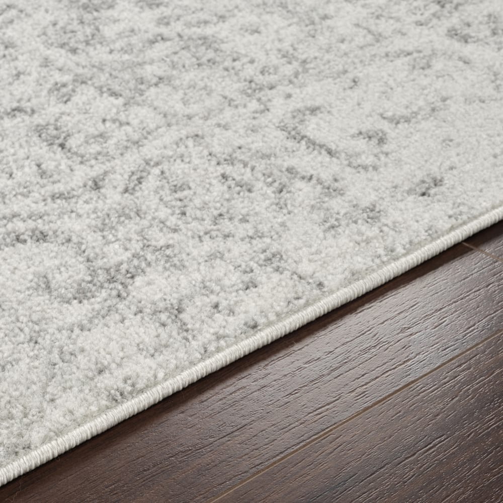 Tapis oval vintage oriental gris/blanc 200x275 — vue 4