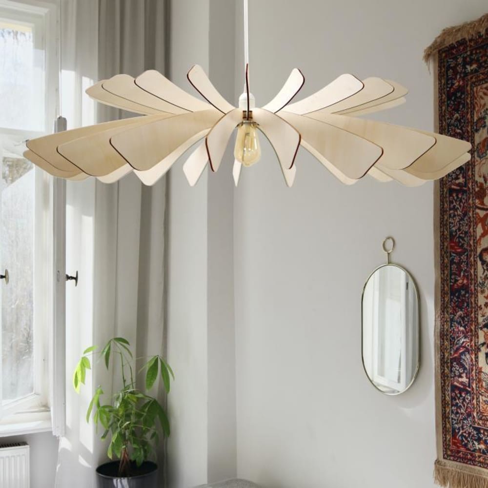 Suspension bois fsc diamètre 120cm bois — vue 4