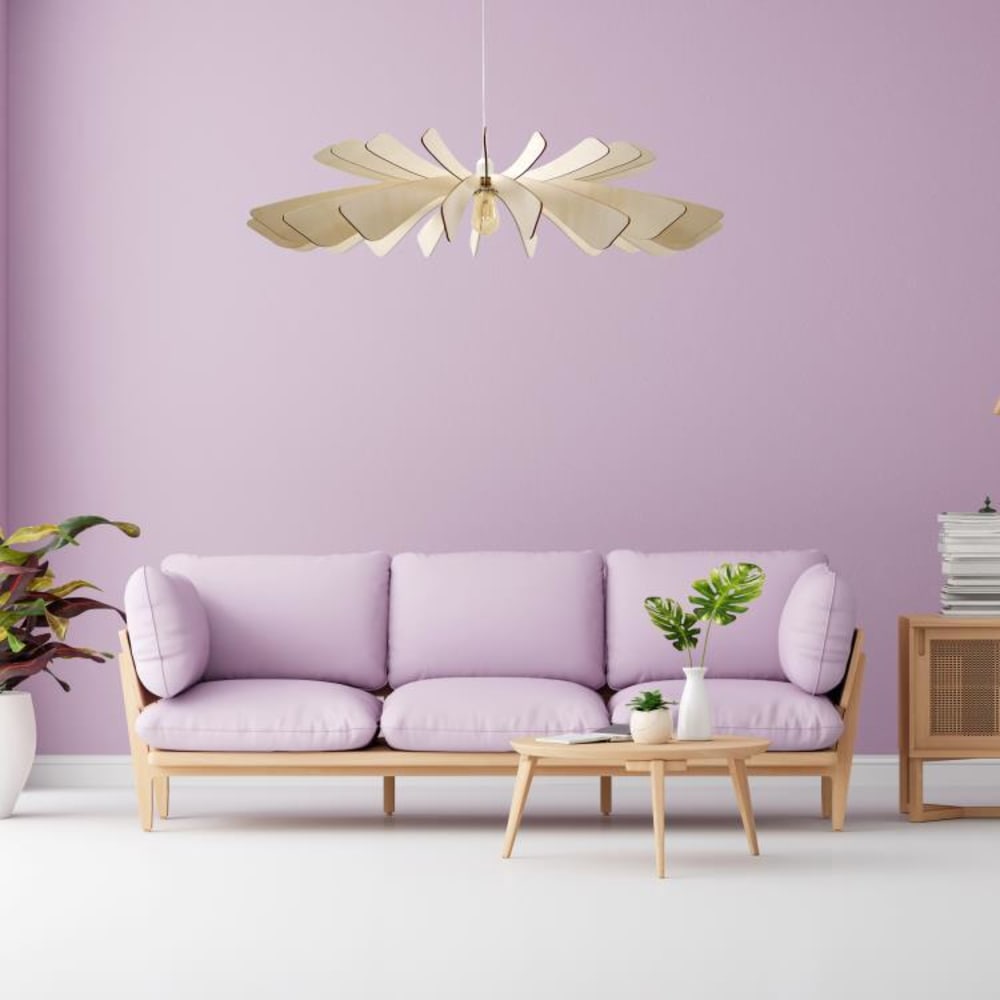 Suspension bois fsc diamètre 100cm bois — vue 3