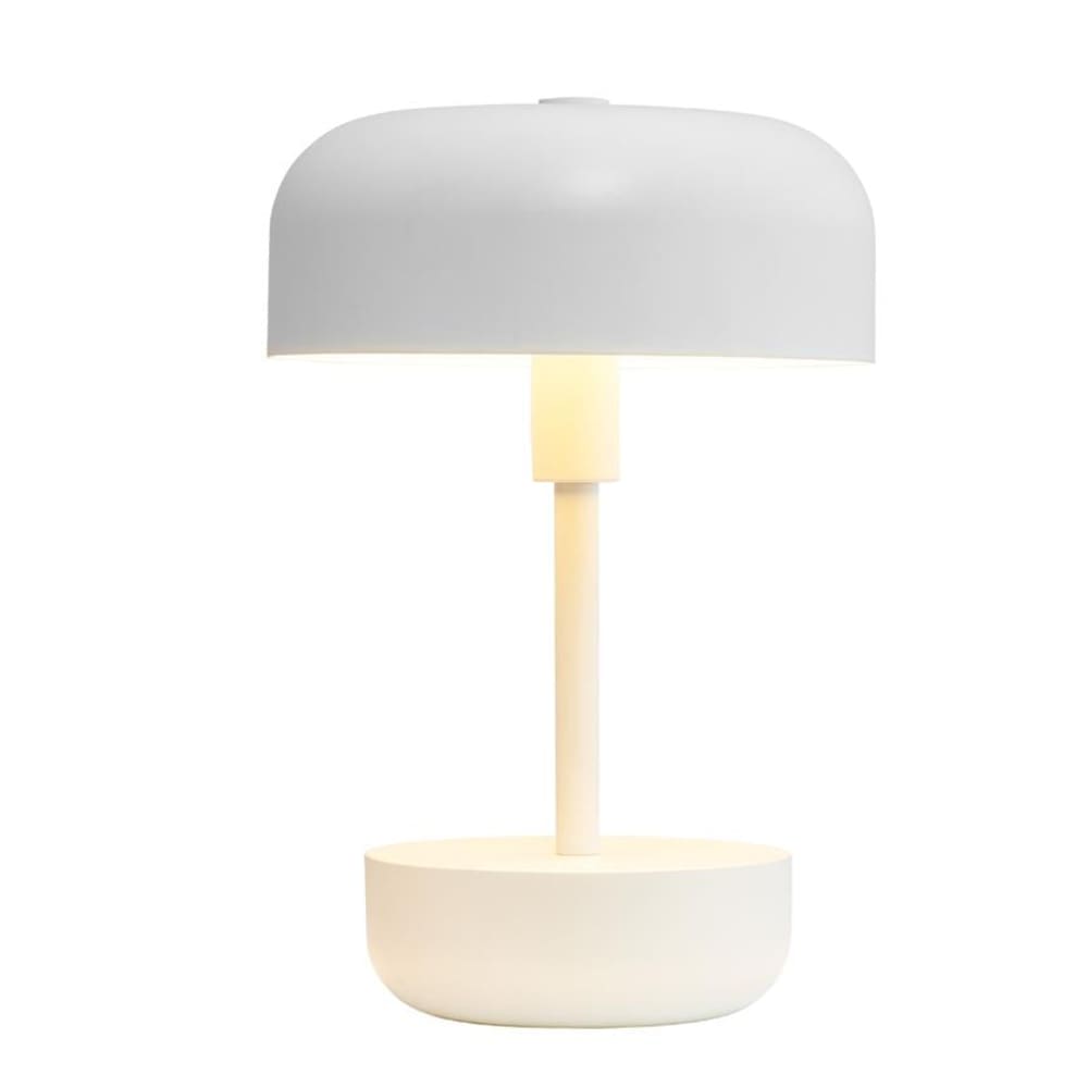 Lampe à poser led rechargeable blanche - Maisons du Monde
