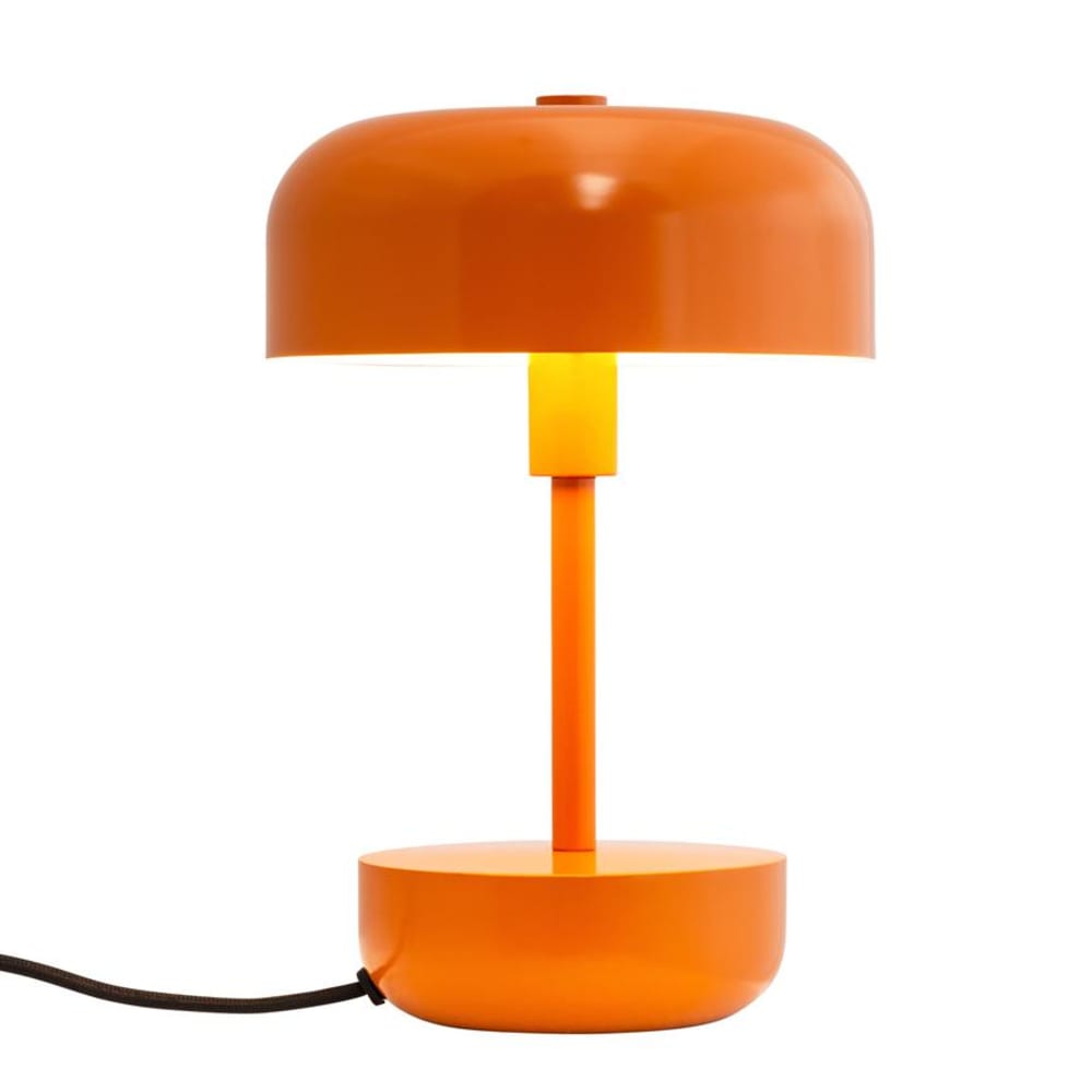 Lampe à poser en métal orange - Maisons du Monde