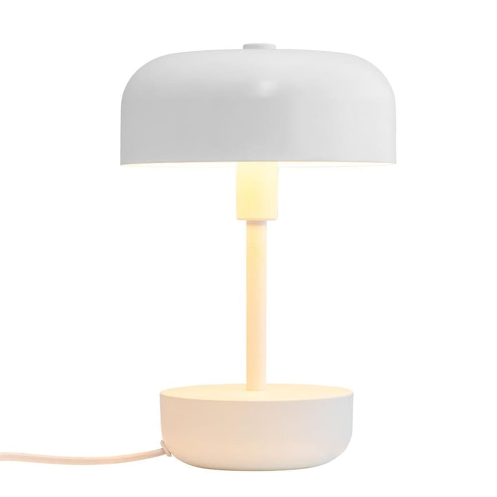 Lampe à poser en métal blanc - Maisons du Monde