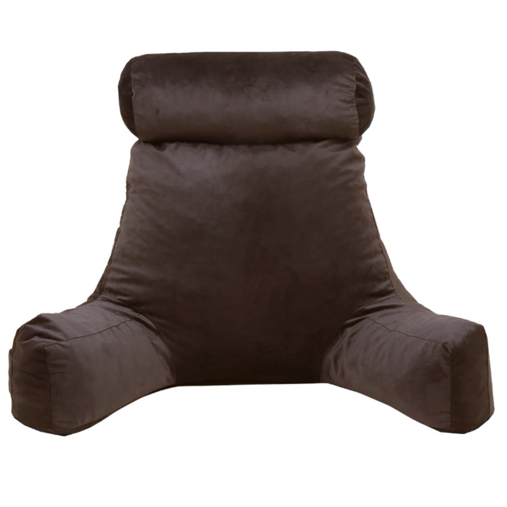 Lesekissen Samt 65 x 80 cm, Schokolade - Maisons Du Monde
