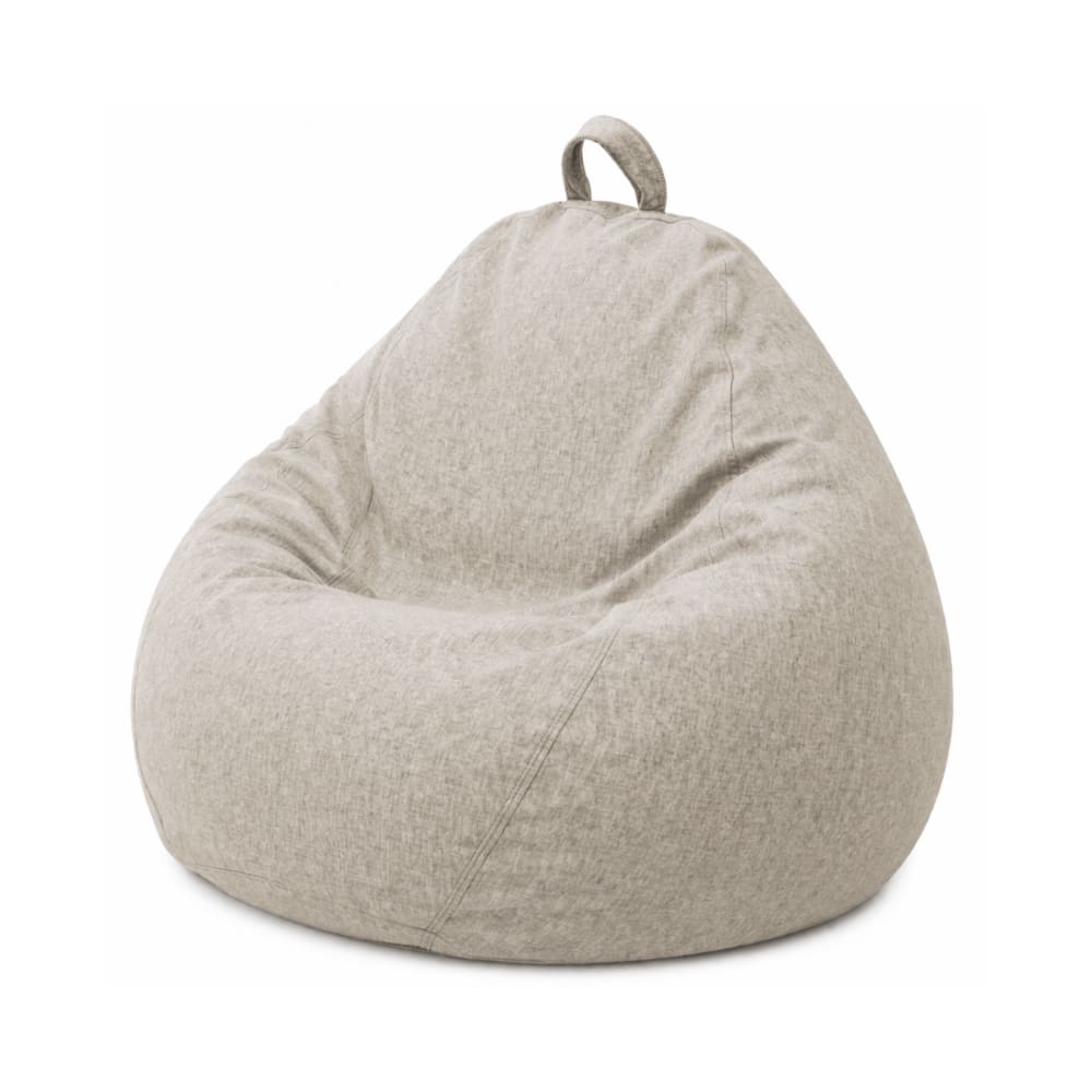 Bananair Birnen-Sitzsack mit abnehmbarem Bezug 80 x 70 cm, Beige Beige Pes - Polyester